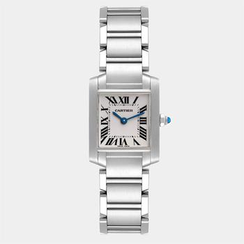 Cartier | Cartier Tank Francaise Small Silver Dial Steel Ladies Watch W51008Q3 20 x 25 mm商品图片,