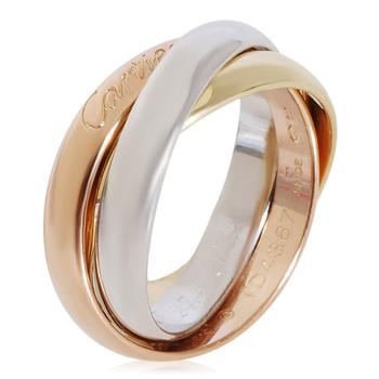 商品[二手商品] Cartier | Pre-Owned Cartier Trinity  Ring in 18k 3 Tone Gold,商家Jomashop,价格¥9622图片