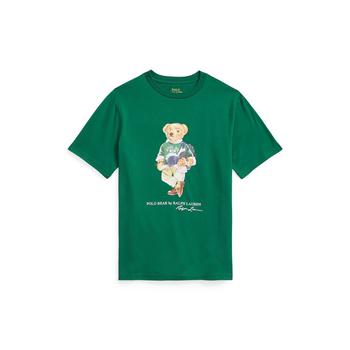 Ralph Lauren | Big Boys Bear Short Sleeves Cotton Jersey T-shirt商品图片,7折