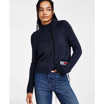 Tommy Jeans | Women's Mock-Neck Sweater商品图片,7.2折×额外8折, 额外八折