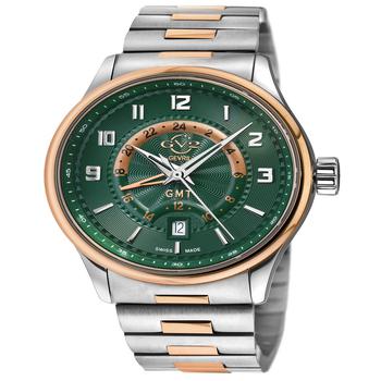Gevril是什么牌子, Gevril | Men's Giromondo Swiss Quartz Two-Tone Stainless Steel Bracelet Watch 42mm商品图片 