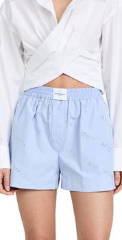alexander wang短裤, Alexander Wang | Alexander Wang Classic Boxer with Allover Logo商品图片 5折