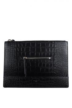 施华洛世奇纪梵希腰包, Givenchy | Luxury Bags For Men   Givenchy Pouch In Black Crocodile Stamped Leather商品图片 9折