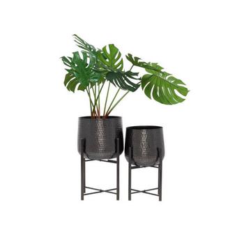 商品by Cosmopolitan Modern Planters with Stand, Set of 2图片
