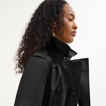 Coach Solid Mid Trench - Coats - BeyondStyle
