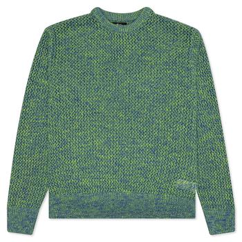 推荐Stussy 2 Tone Loose Gauge Sweater - Green商品