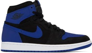 推荐Black & Blue Air Jordan 1 High OG Sneakers商品