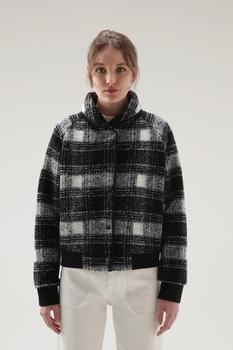 Woolrich | Wool Blend Gentry Check Bomber商品图片,