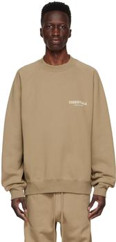 Essentials | Tan Cotton Sweatshirt商品图片,额外8.5折, 独家减免邮费, 额外八五折