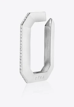 EÉRA | Special Order - Big Sabrina Single Ear-Cuff in 18K White Gold with Diamonds,商家Thahab,价格¥27021