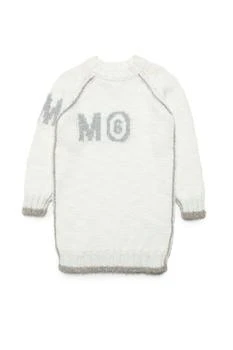 MAISON MARGIELA | Mm6d79u Dress  Wool-blend And Lurex Maxi Sweater Dress 7.7折