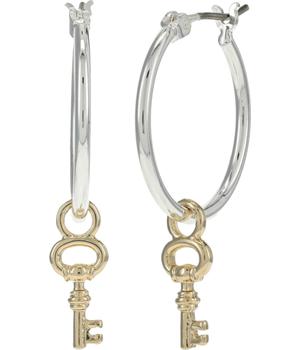 Ralph Lauren | Hoop with Key Drop Earrings商品图片,7折