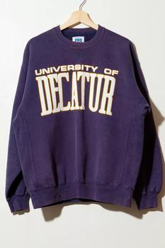 推荐Vintage 1990s Distressed University of Decatur Spell Out Sweatshirt商品