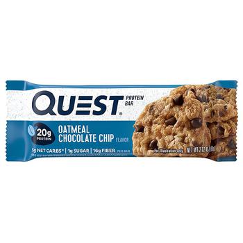 商品Quest Nutrition | Oatmeal Chocolate Chip Flavored Protein Bar,商家Walgreens,价格¥24图片