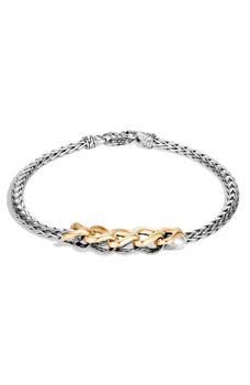 商品Asli Classic Sterling Silver & 18K Yellow Gold Chain Link Bracelet,商家Nordstrom Rack,价格¥4372图片