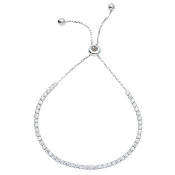 商品ADORNIA | Adornia Slider Tennis Bracelet silver,商家Premium Outlets,价格¥305图片