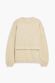 Brunello Cucinelli | Bead-embellished wool, cashmere and silk-blend sweater商品图片,3.9折