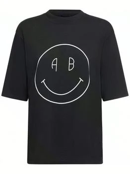 ANINE BING | Avi Smiley Organic Cotton T-shirt 