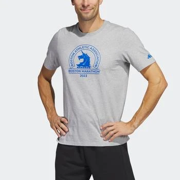 Adidas | Men's adidas Boston Marathon 2023 Logo Tee 3折, 独家减免邮费