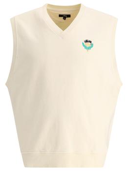 推荐Logo embroidery sleeveless sweater商品