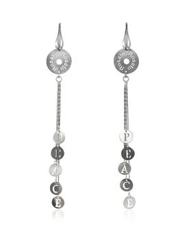 萨克斯, Rosato 洛萨朵 | Sterling Silver Peace Charm Long Earrings商品图片 5.7折