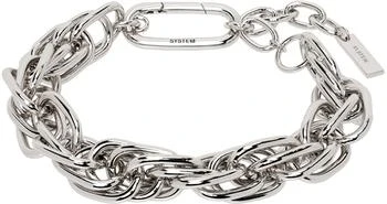 System | Silver Layer Chain Bracelet,商家Ssense US,价格¥1789