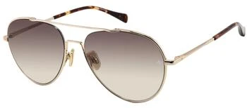 Rag & Bone | Rag & Bone RNB1036/G/S LA 006J Aviator Polarized Sunglasses 3.3折