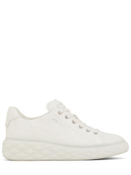 推荐30mm Diamond Light Maxi Leather Sneakers商品