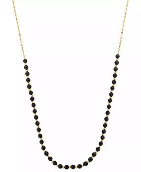 Effy | EFFY® Onyx & Polished Bead Collar Necklace in 14k Gold, 18" +1" extender,商家Macy's,价格¥9347