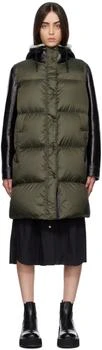 Yves Salomon | Khaki Quilted Down Jacket 2.9折