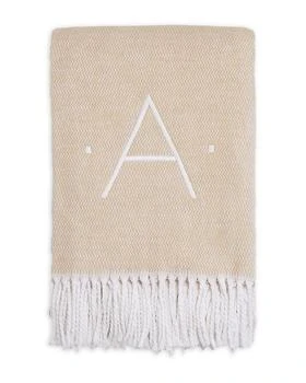 Matouk | Monogrammed Pezzo Throw,商家Bloomingdale's,价格¥702