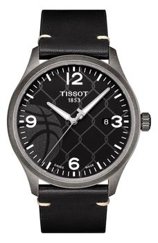 商品Tissot | Men's Gent XL 3x3 Street Basketball Leather Strap Watch, 42mm,商家Nordstrom Rack,价格¥1399图片
