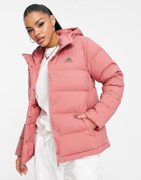 Adidas | adidas Outdoor Helionic jacket in pink商品图片,