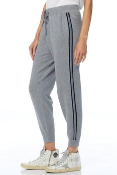 360 Cashmere是什么牌子, 360 Cashmere | 360 Cashmere Brea Pant - Mid Heather Grey / Multi商品图片 6.5折