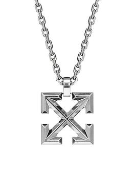 推荐Silvertone Arrow Pendant Necklace商品