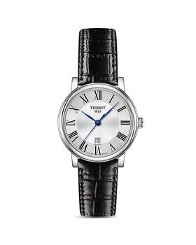 时尚Tissot女装, Tissot | 女士休闲真皮手表罗马表盘时尚欧美腕表30毫米商品图片 