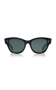 推荐Oliver Peoples - Women's Eadie Square-Frame Acetate Sunglasses - Black - OS - Moda Operandi商品