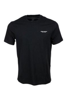 推荐Armani Exchange Men's Black Cotton T-Shirt商品