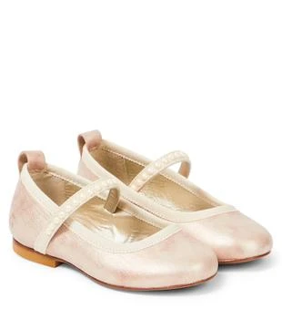 Bonpoint | Aisha leather Mary Jane ballet flats,商家MyTheresa HK,价格¥1299
