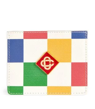 推荐Leather Check Print Cardholder商品