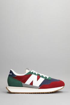 推荐New Balance 237 Sneakers In Red Suede And Fabric商品