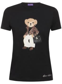 推荐Bear Embroidered Jersey T-shirt商品