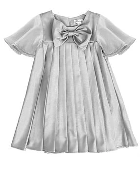 Nannette | Toddler & Little Girls Metallic Satin Dress,商家Macy's,价格¥479