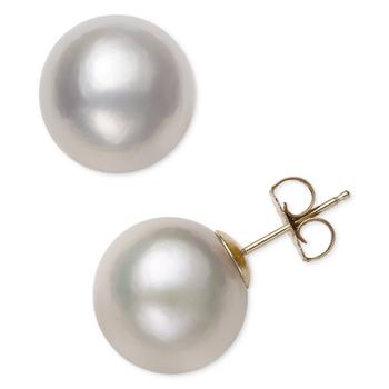 Belle de Mer | Cultured Freshwater Pearl (12mm) Stud Earrings, Created for Macy's商品图片,5折×额外8折, 额外八折