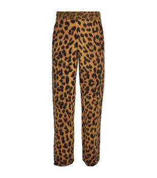 Palm Angels | Brushed Knit Animalier Track Pants商品图片,