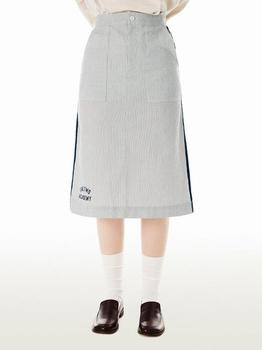 商品5252 BY O!OI | Seersucker Baseball Skirt (Grey),商家W Concept,价格¥652图片