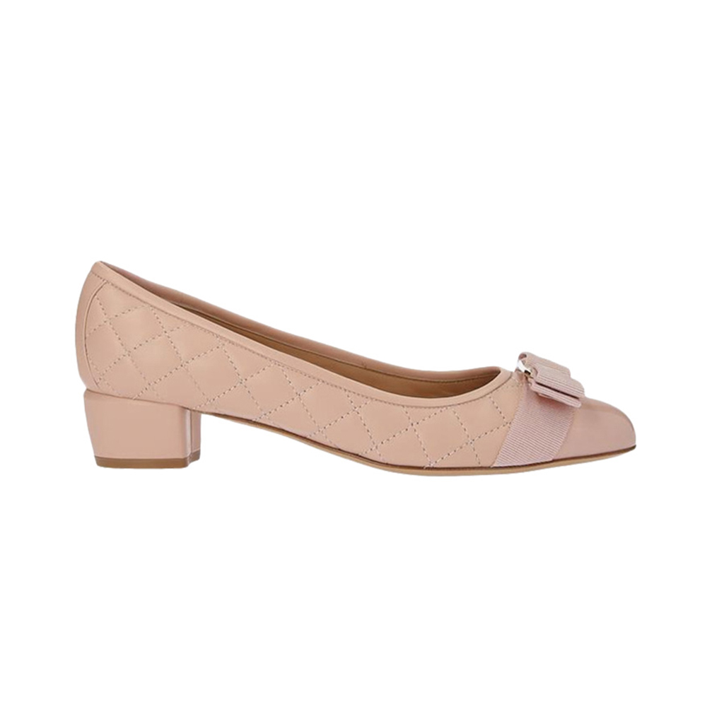 菲拉格慕芭蕾鞋女鞋, Salvatore Ferragamo | Salvatore Ferragamo 菲拉格慕 女士粉色中跟鞋 01-M832-672116商品图片 独家减免邮费