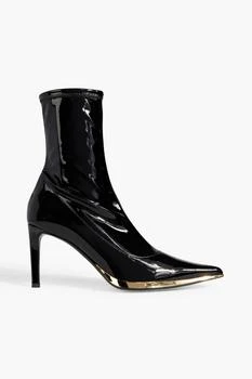 推荐Virgyn faux patent-leather ankle boots商品