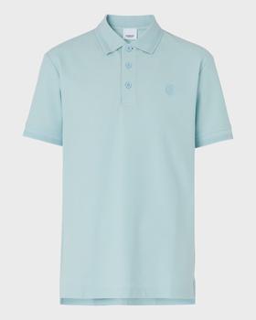 Burberry | Men's Eddie Monogram Polo Shirt商品图片,