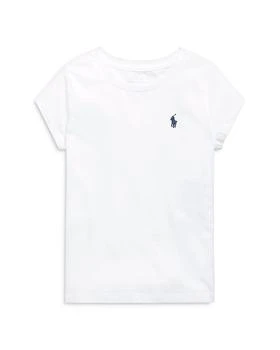 Ralph Lauren | Girls' Crewneck Tee - Little Kid, Big Kid,商家Bloomingdale's,价格¥166
